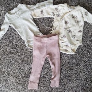 0-3 month onsies and pants